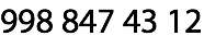 998 847 43 12